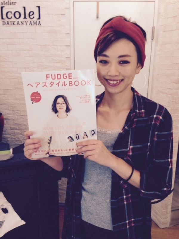 FUDGEヘアスタイルBOOKついに発売(^^♪